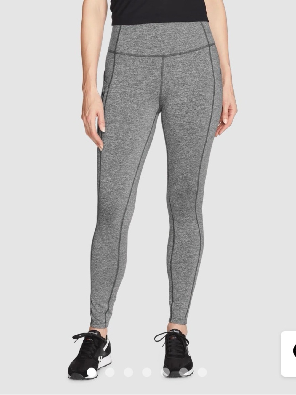 Eddie Bauer Heather Gray High-Rise Performance Leggings
